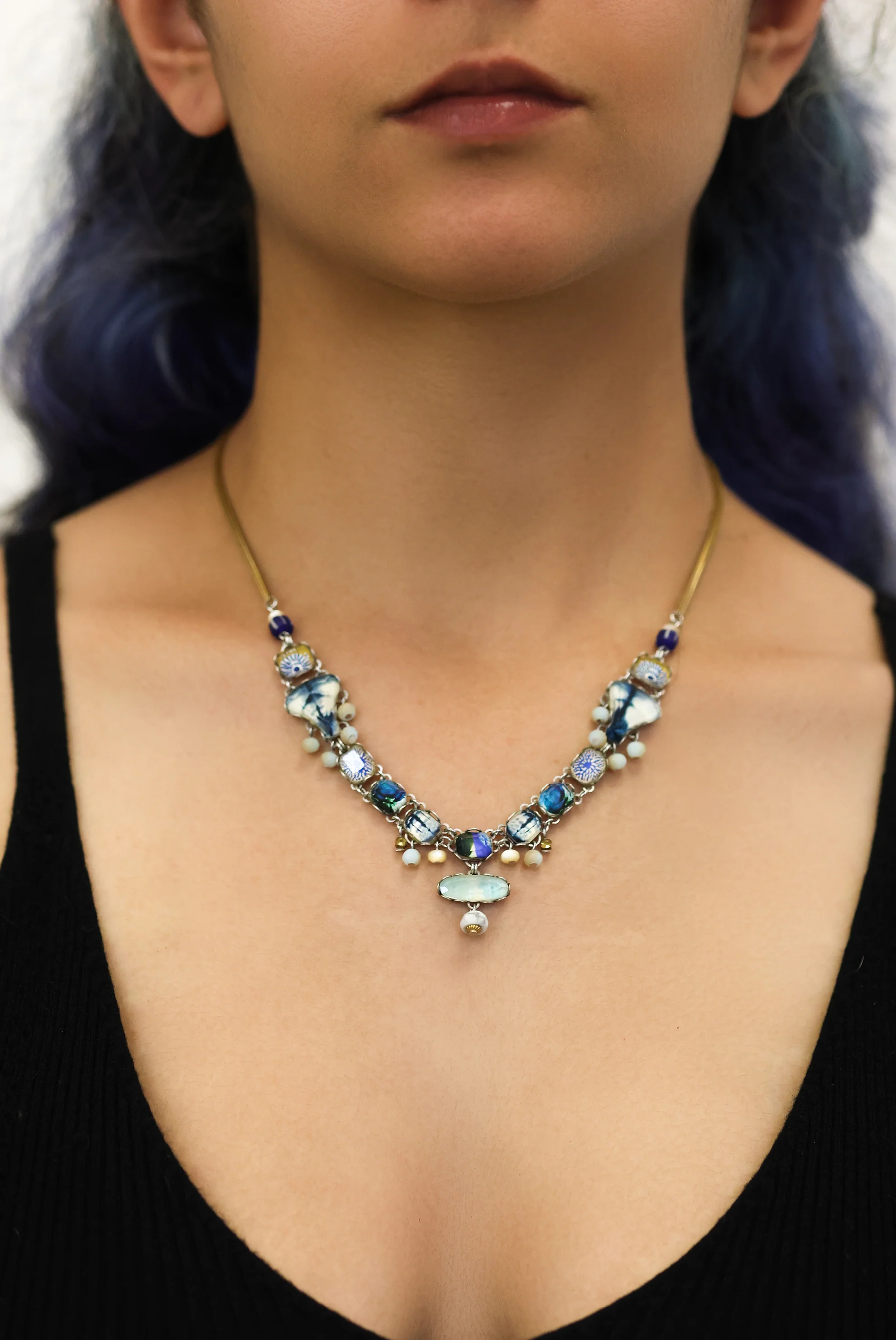 Mint Glassy Necklace Fresh Waters Set, Elsa - Image 2