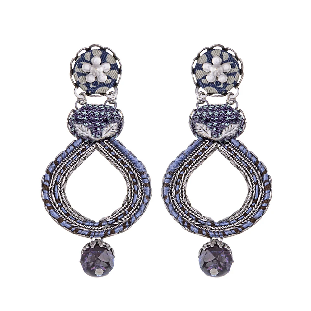 Misty Clouds, Dove Earrings