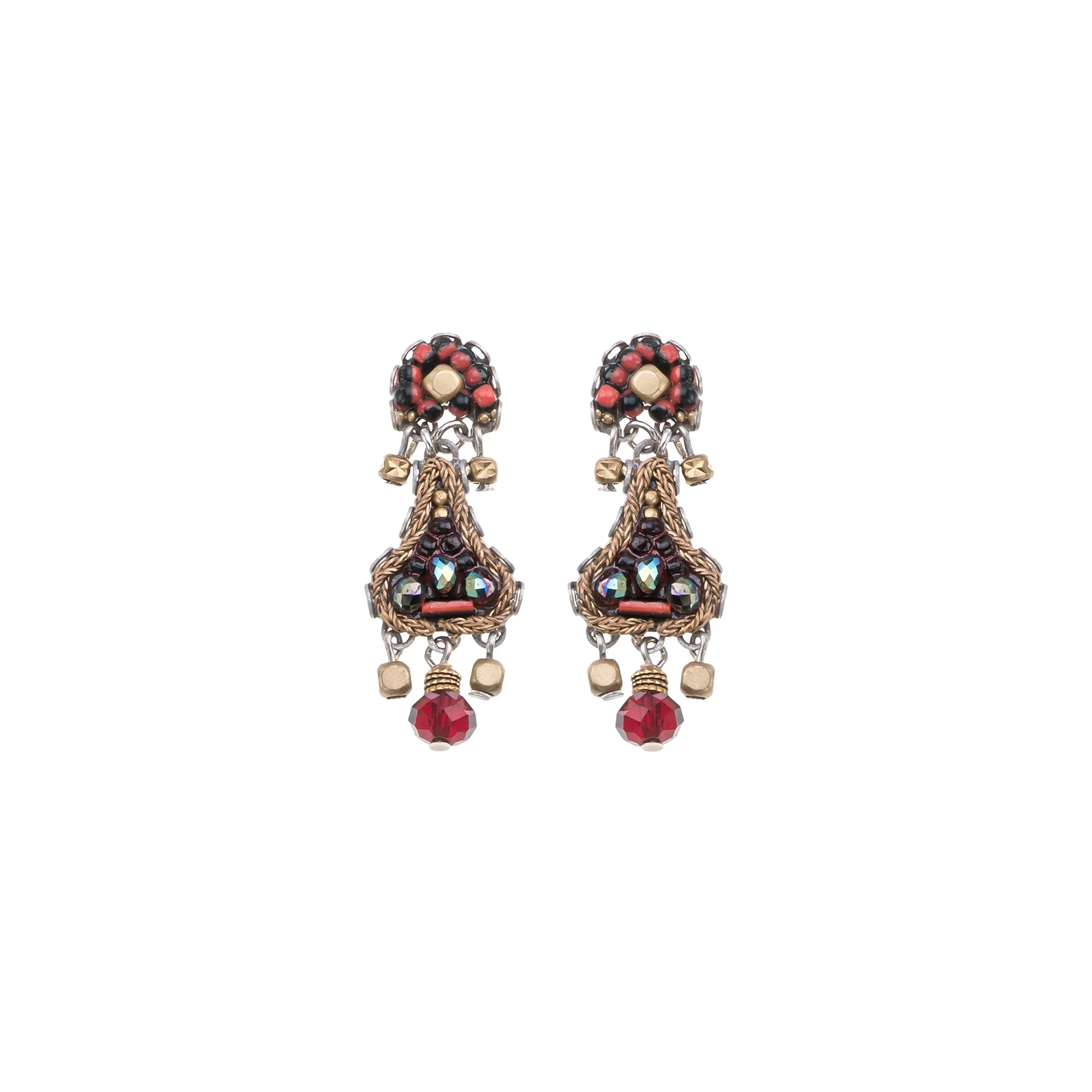Noble Wine Set, Claret Earrings