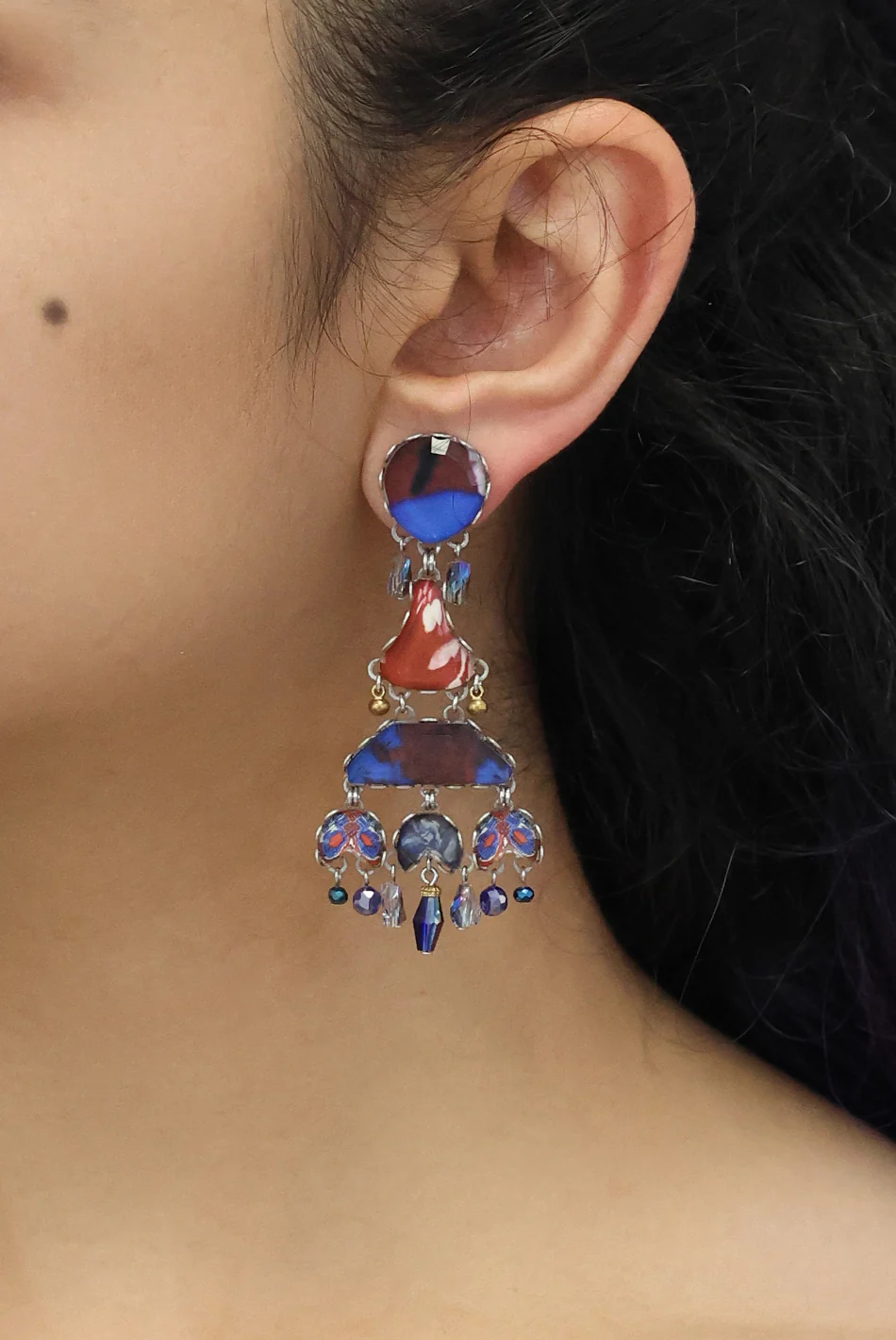 Ocean Edge Set, Coralia Earrings - Image 2