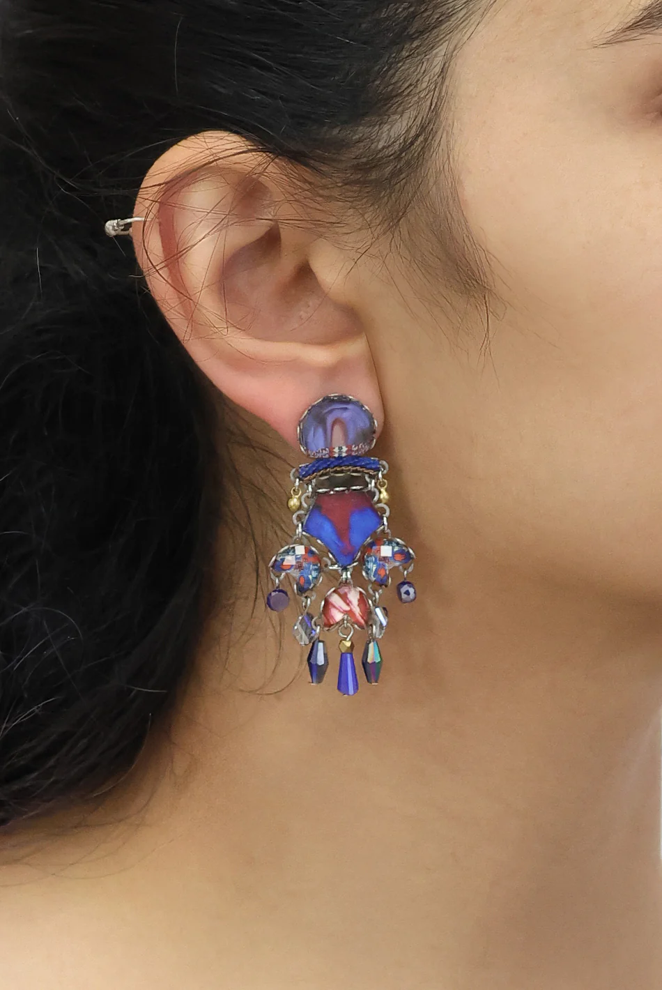 Ocean Edge Set, Severa Earrings - Image 2