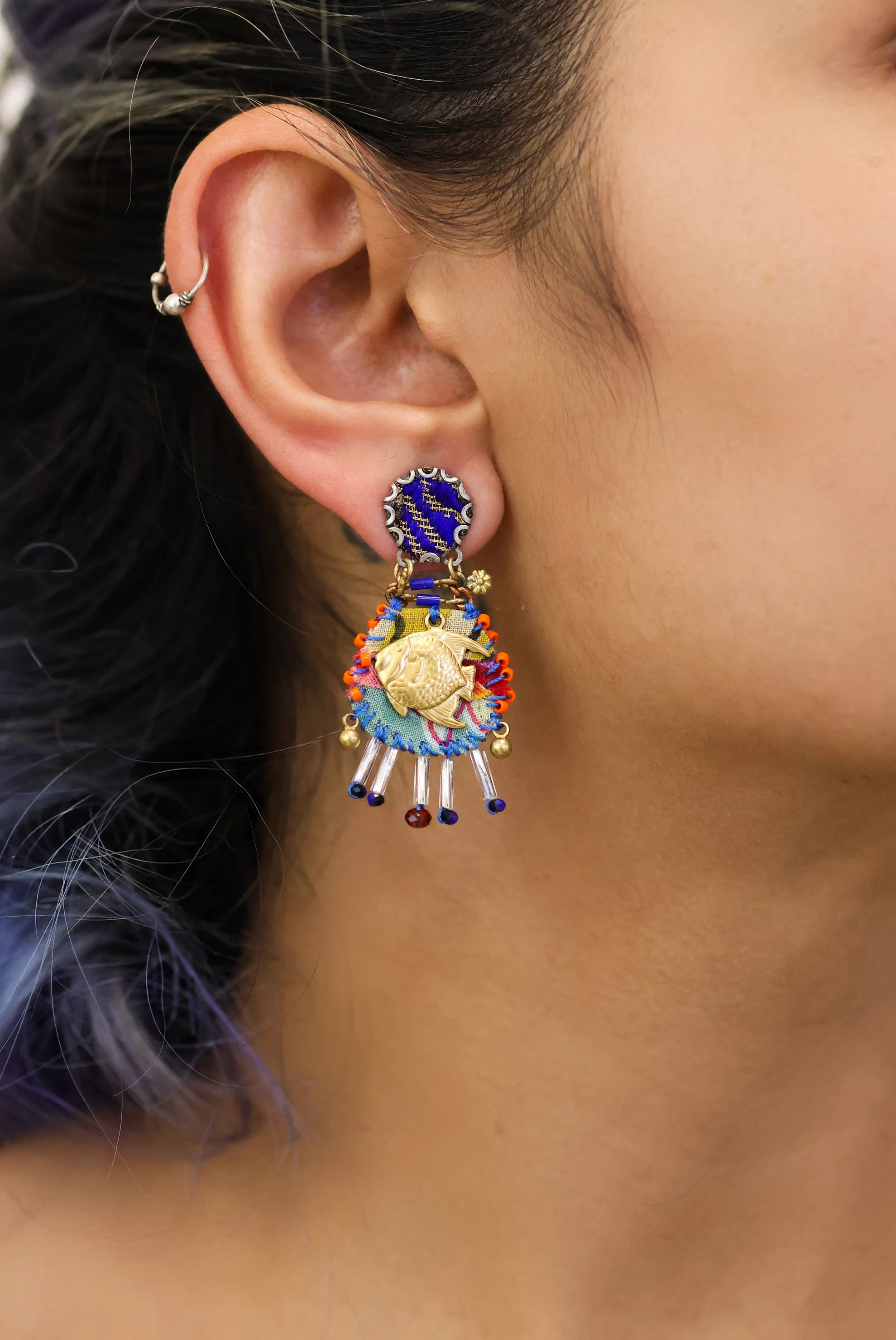 Playful Earrings Fantasy Set, Rain - Image 2
