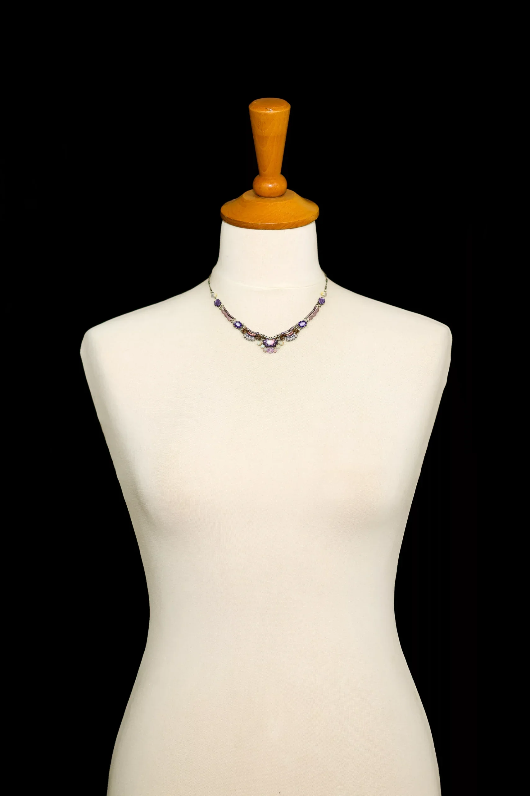 Purple Feminine Necklace Plum Blossom Set, Ume - Image 2