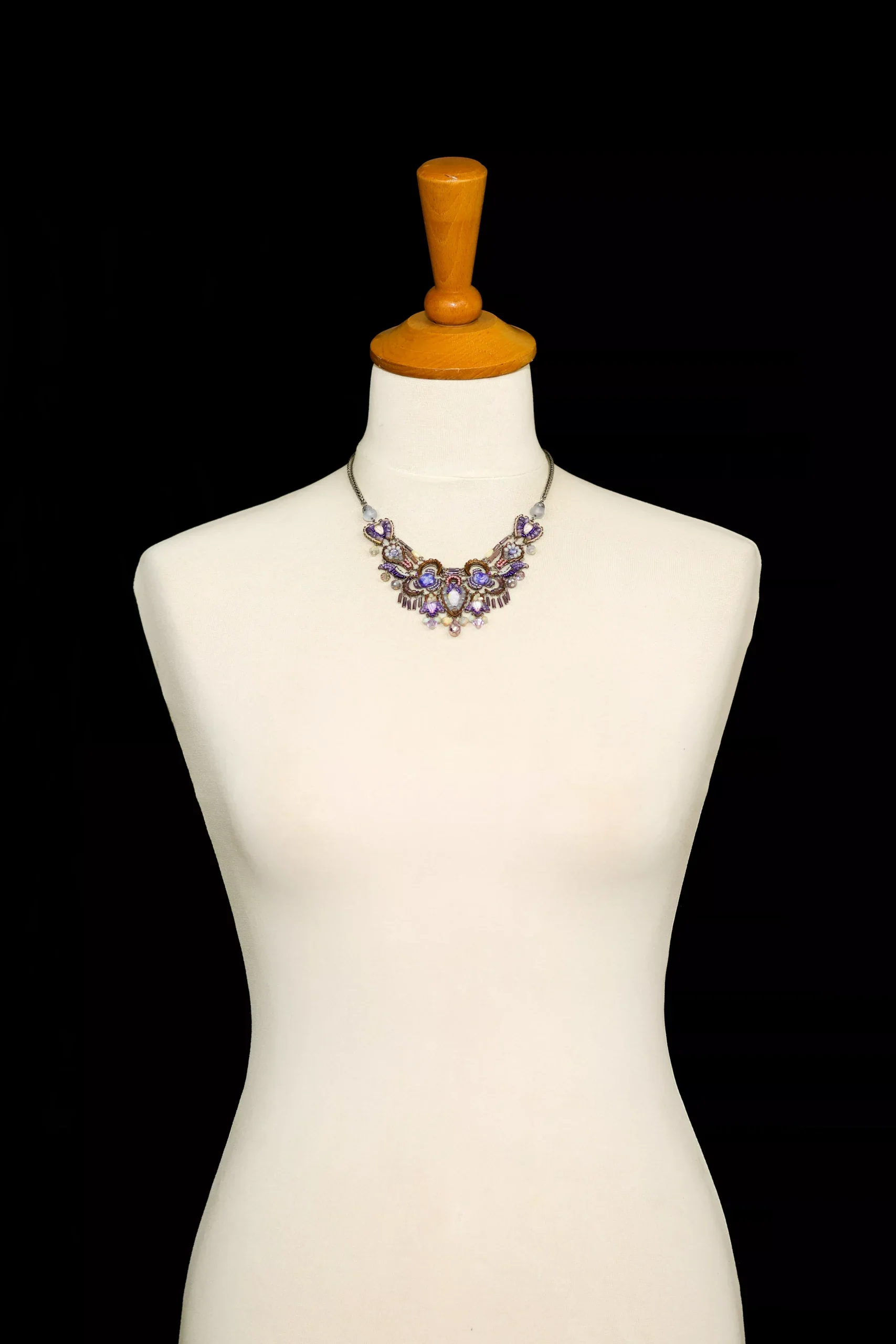Purple Impressive Necklace Plum Blossom Set, sumika - Image 2
