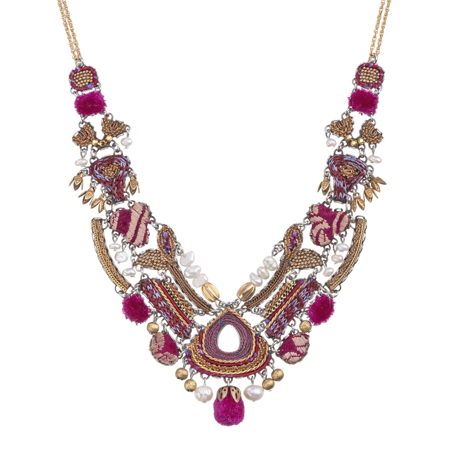 Red Luminous Necklaces Ancient Royalty Set, Arata