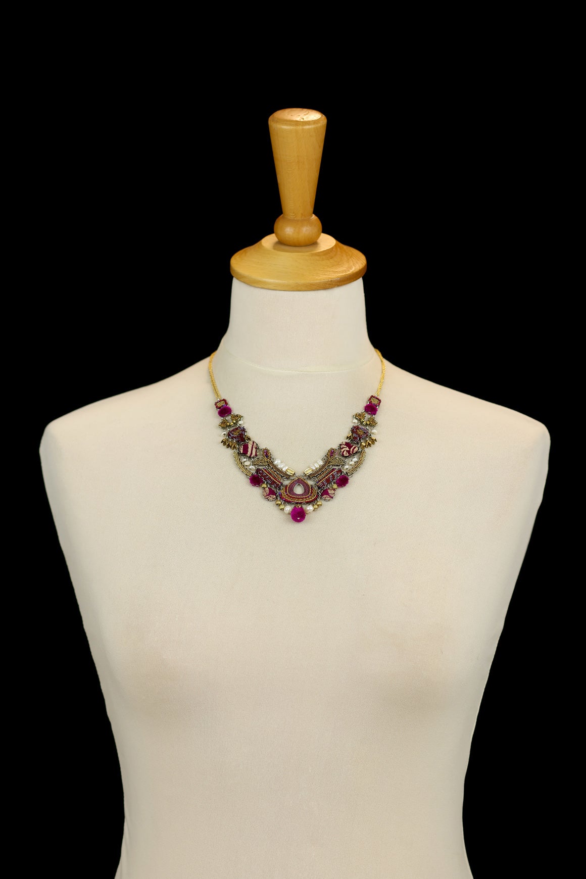 Red Luminous Necklaces Ancient Royalty Set, Arata - Image 2