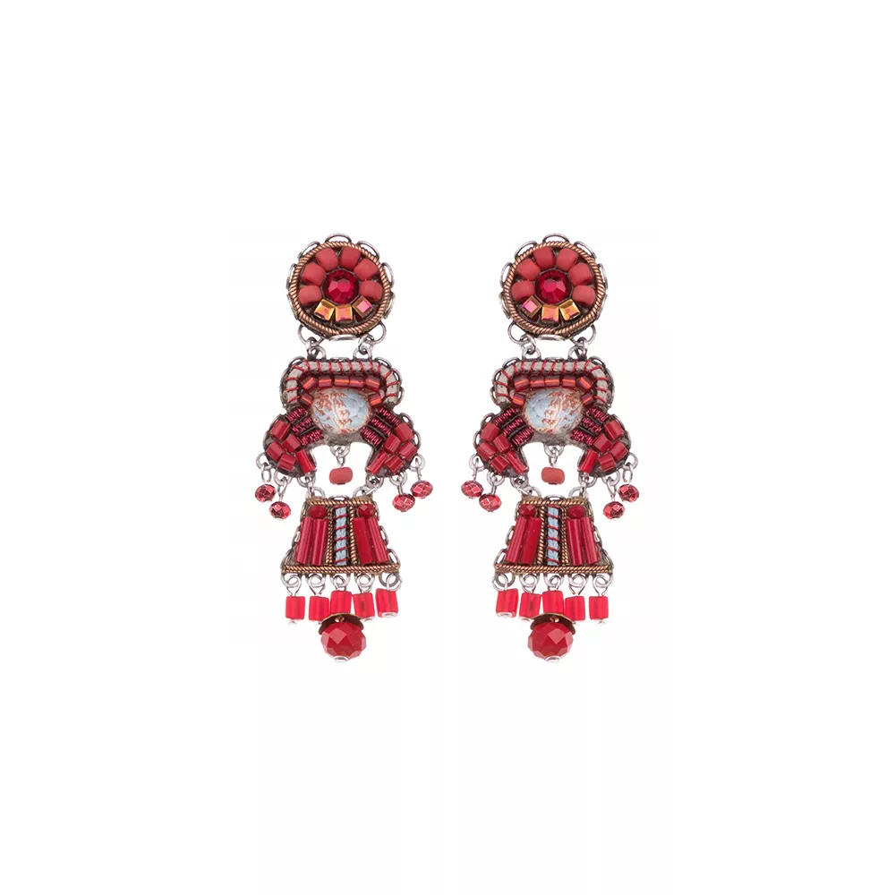 Red Roses, Roone Earrings