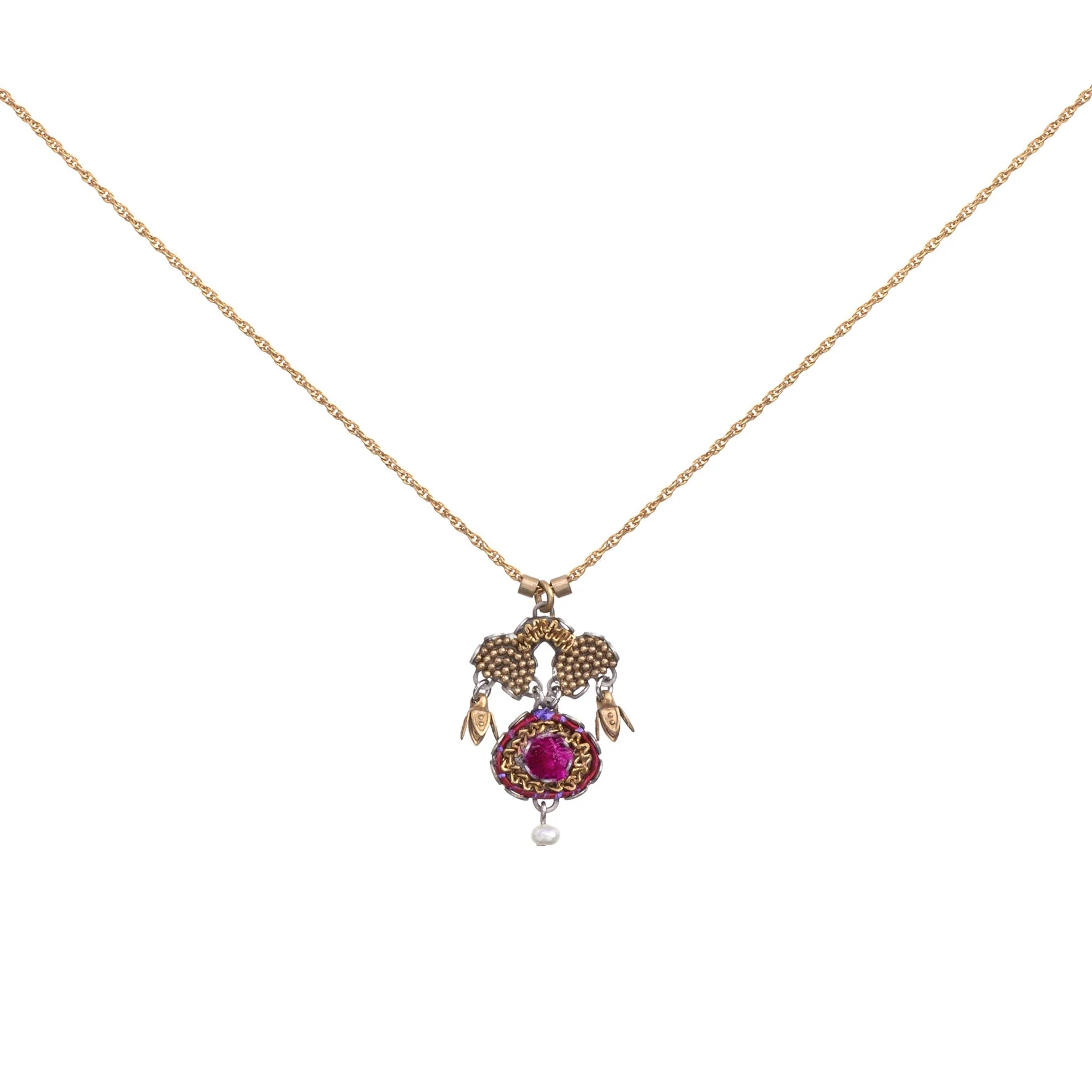 Red Small Elegant  Necklaces Ancient Royalty Set, Alden