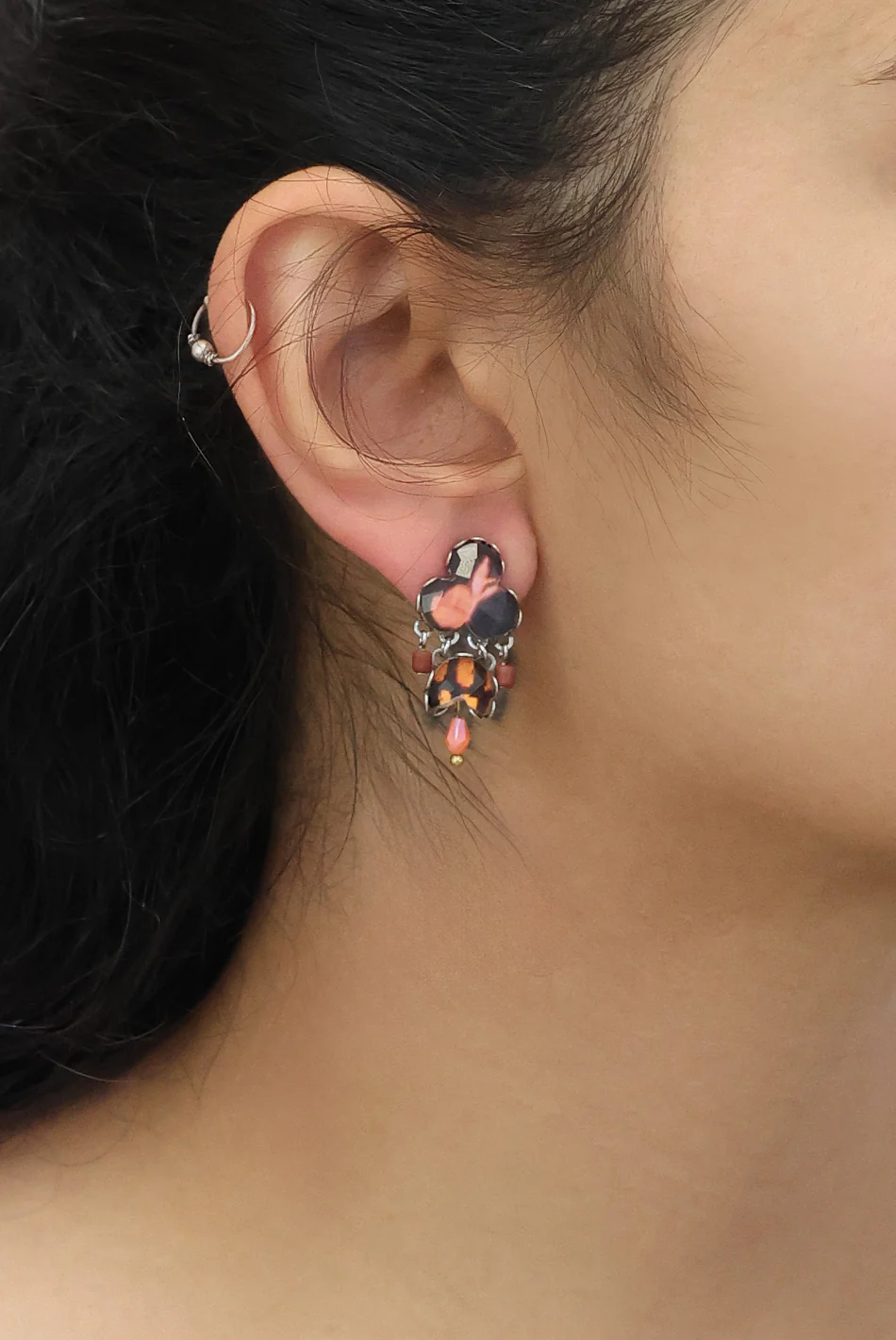 Rosy Clay Set, Blossin Earrings - Image 2