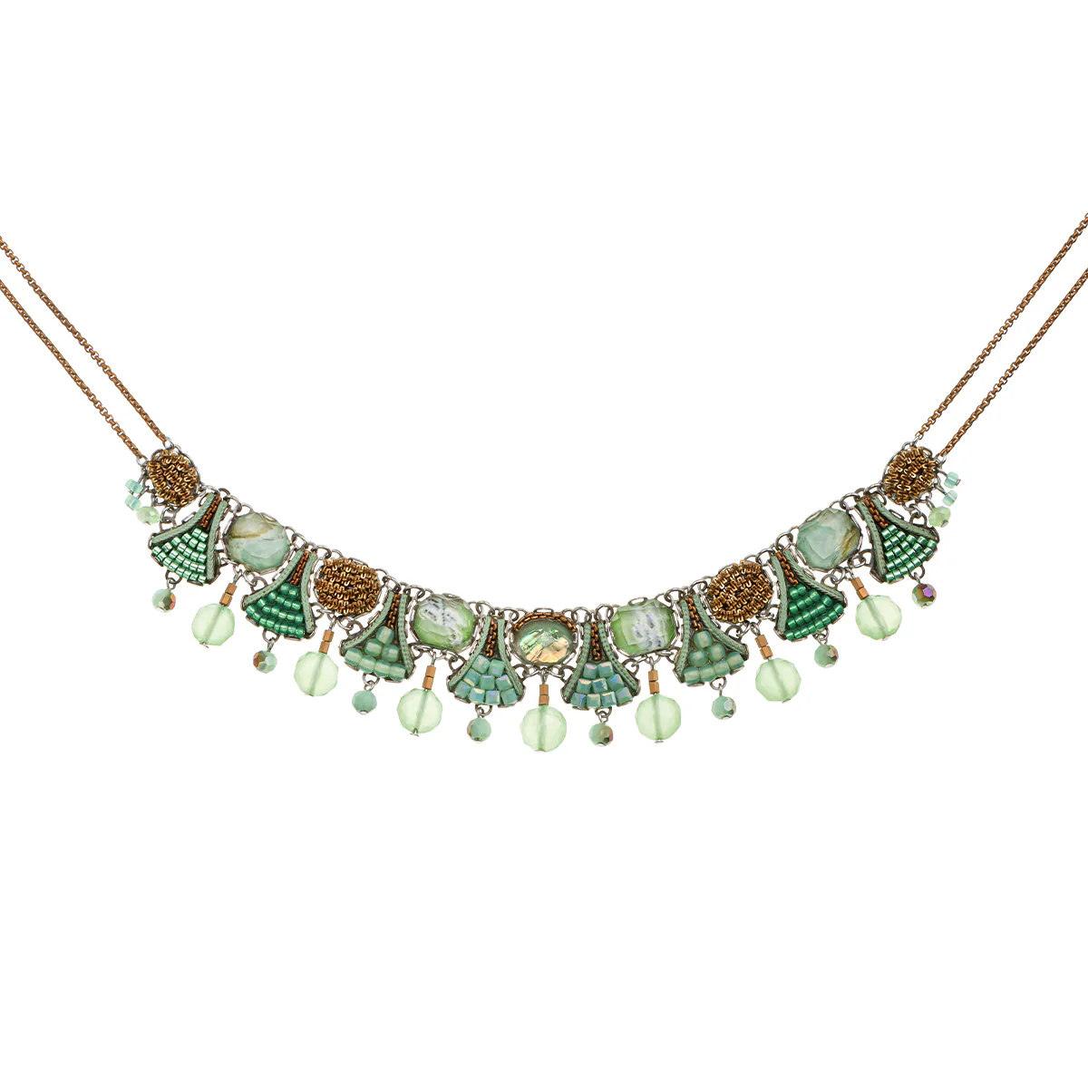 Seagrass Set, Choker Necklace, Posidonia