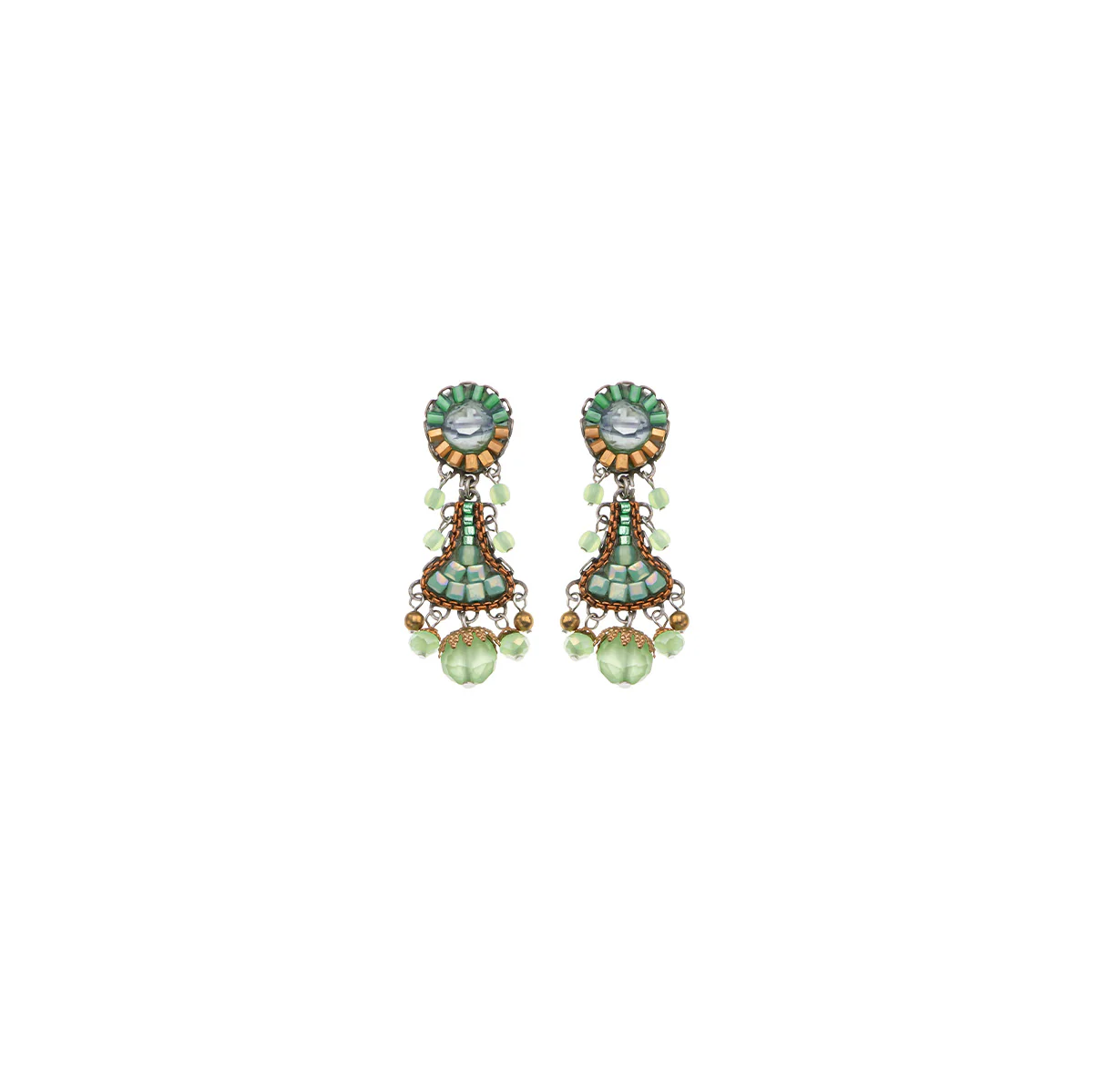 Seagrass Set, Designer Earrings, Eelgrass