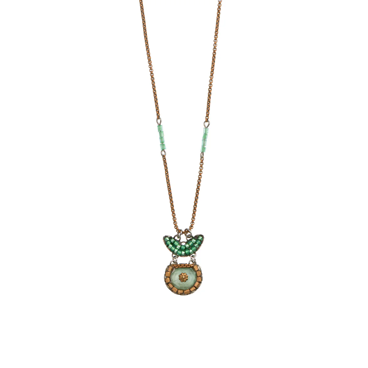 Seagrass Set, Pendant Necklace, Amamo
