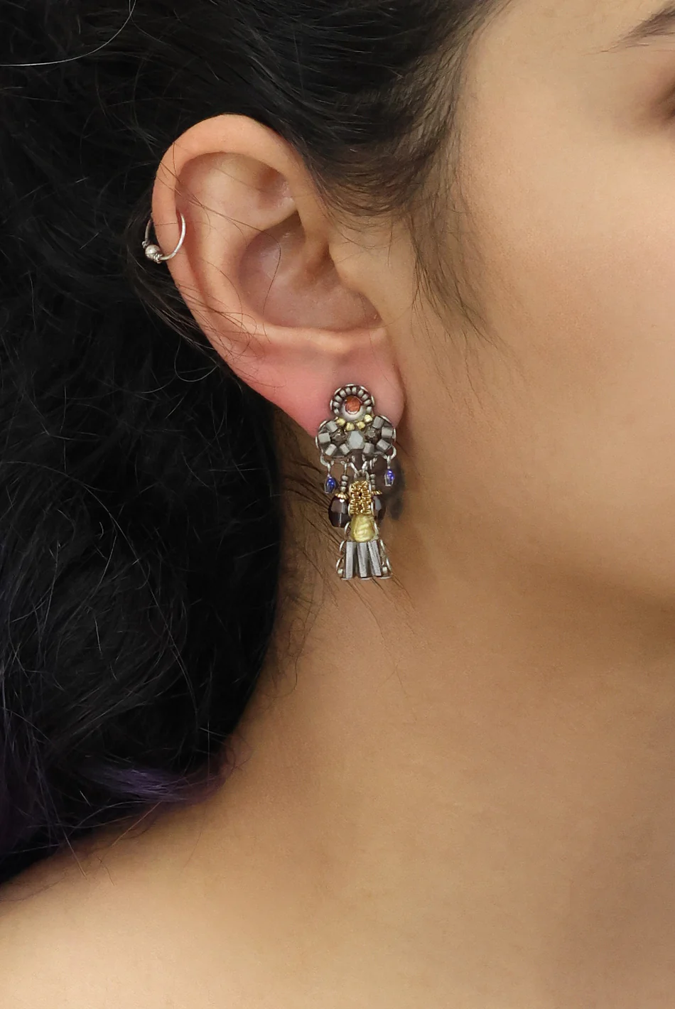 Shivering Moonlight Set, Halo Earrings - Image 2