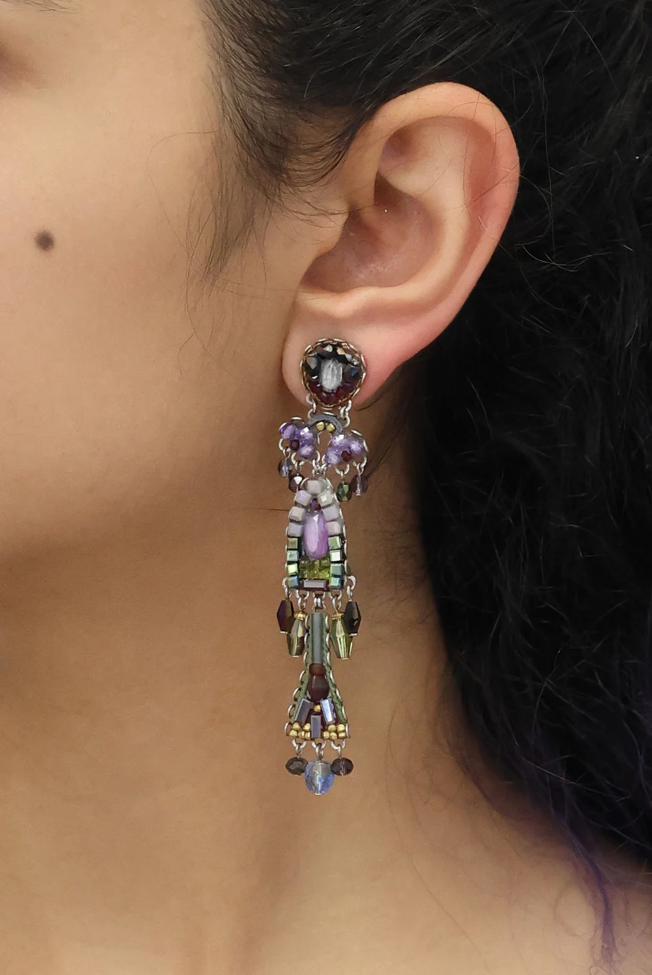 Silent Shadows Set, Glimpse Earrings - Image 2