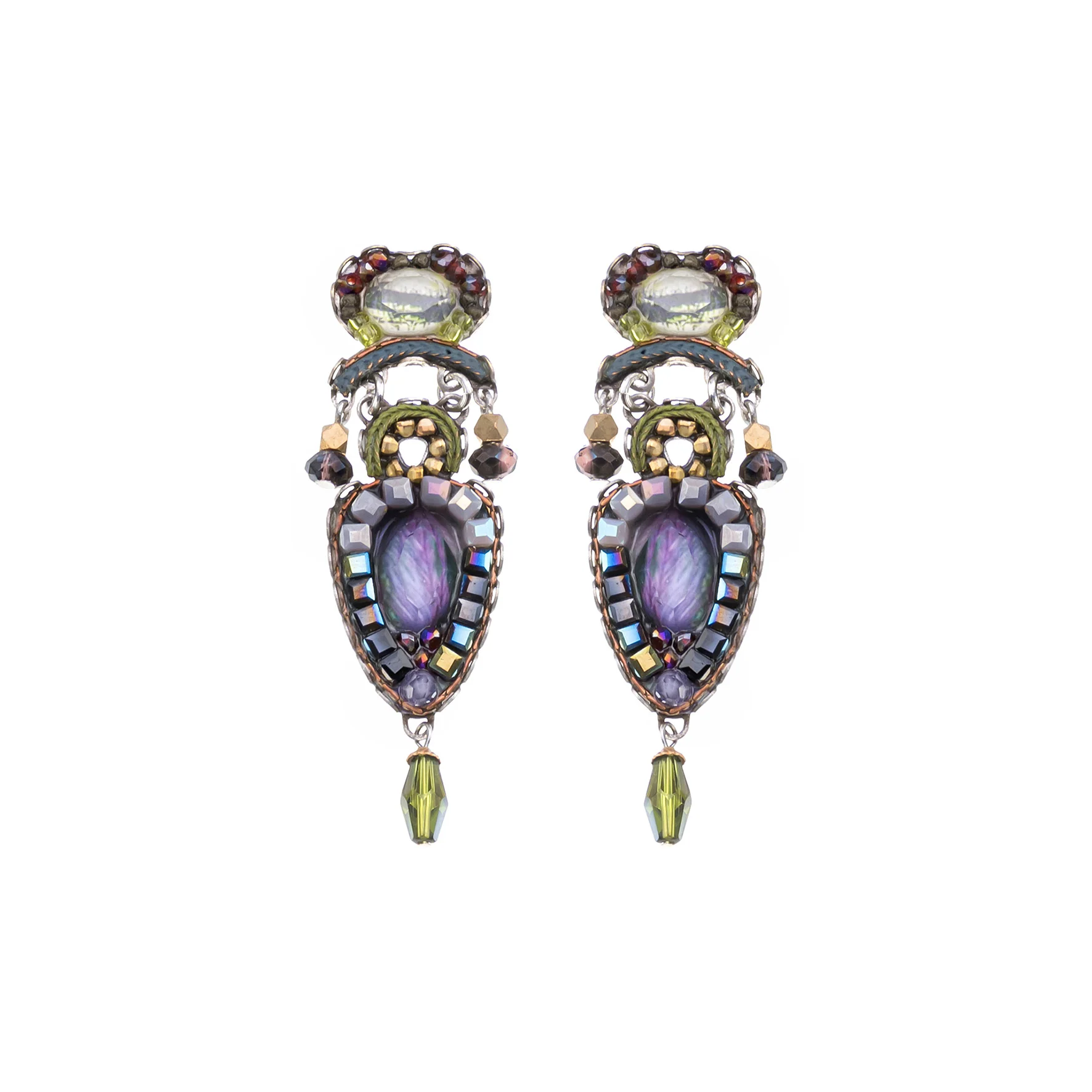 Silent Shadows Set, Shadow Earrings