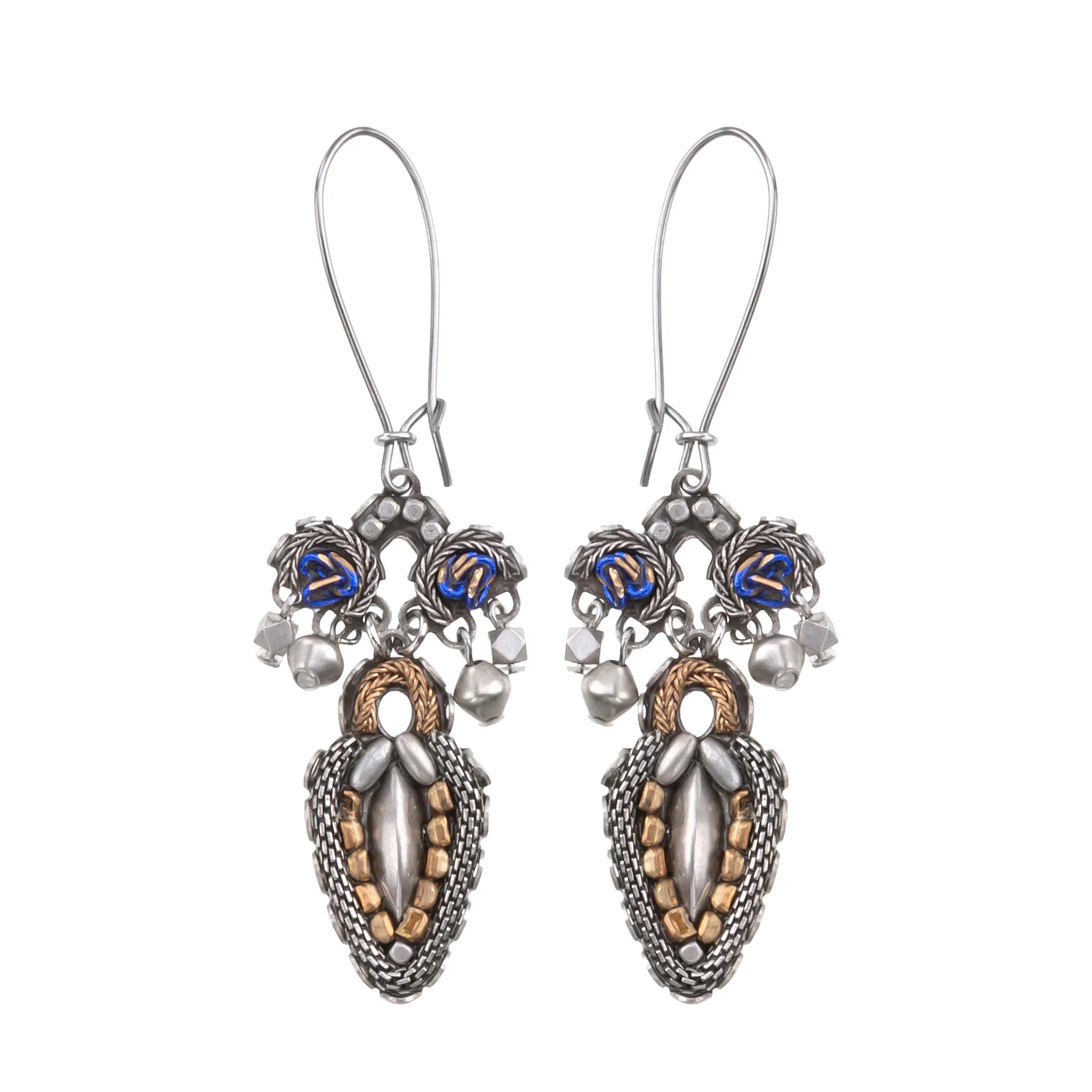 Silver Dangling Earrings Contemplation Set, Dulcina