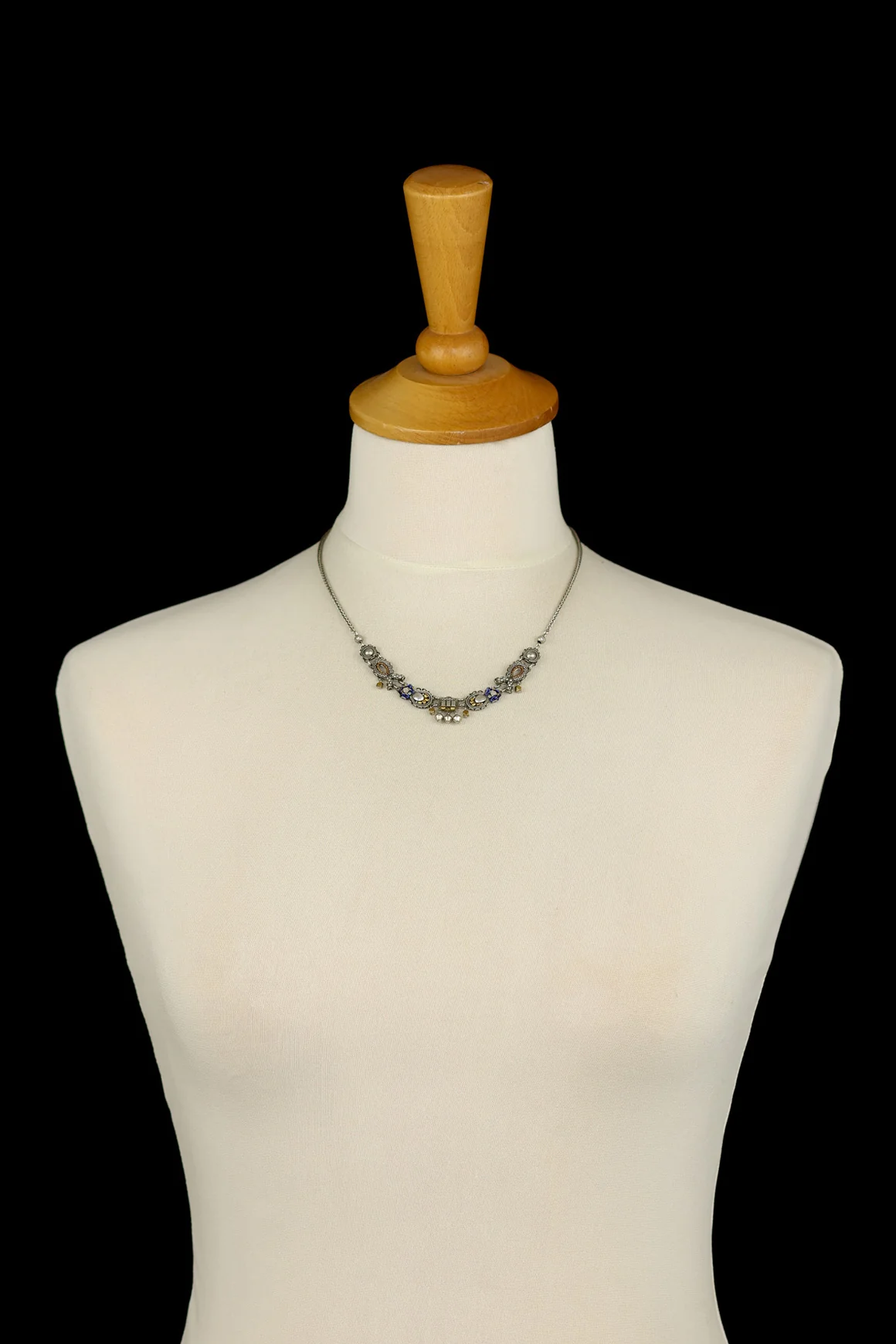 Silver Delicate Necklaces Contemplation Set, Anika - Image 2
