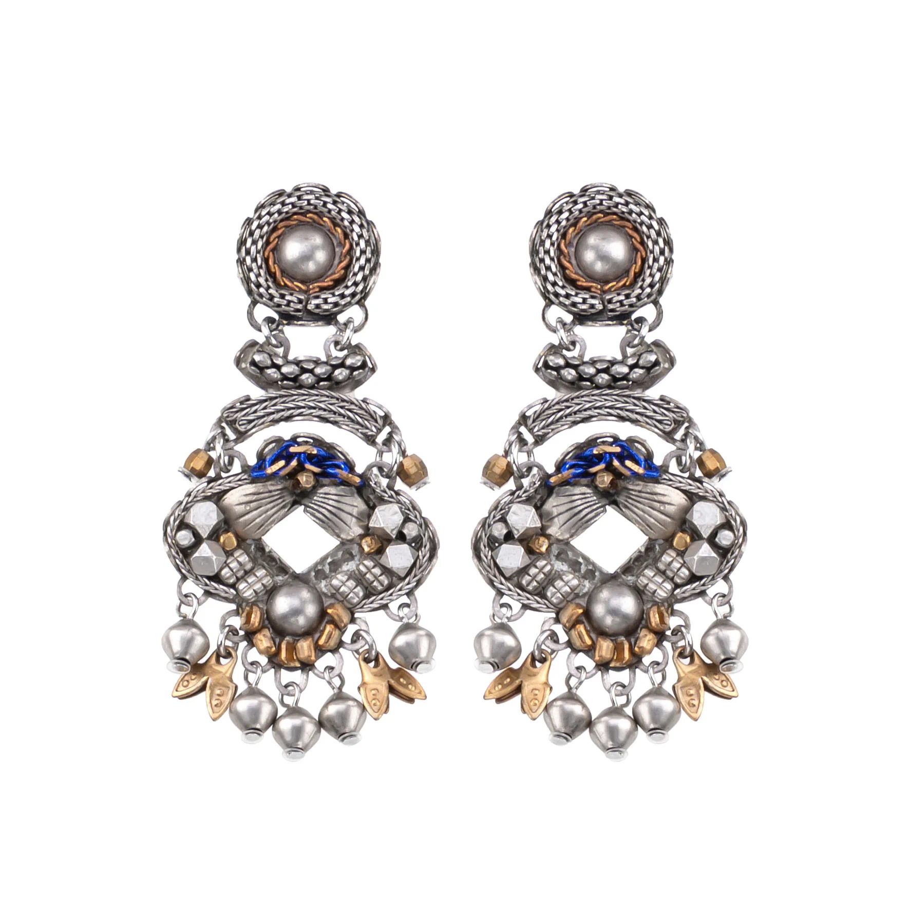 Silver Elegant Earrings Contemplation Set, Melosa