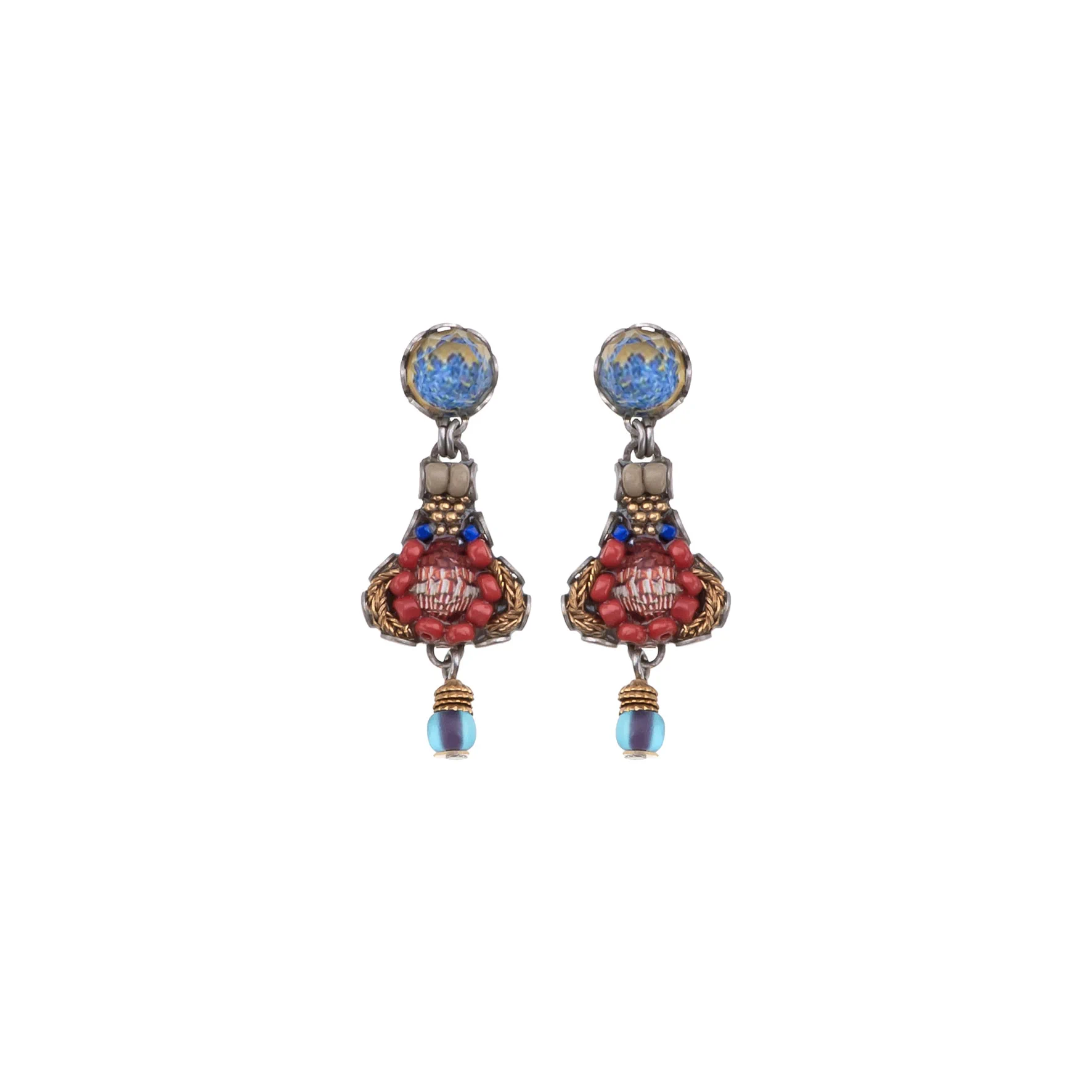Small Earrings Desert Landscape Set, Frida
