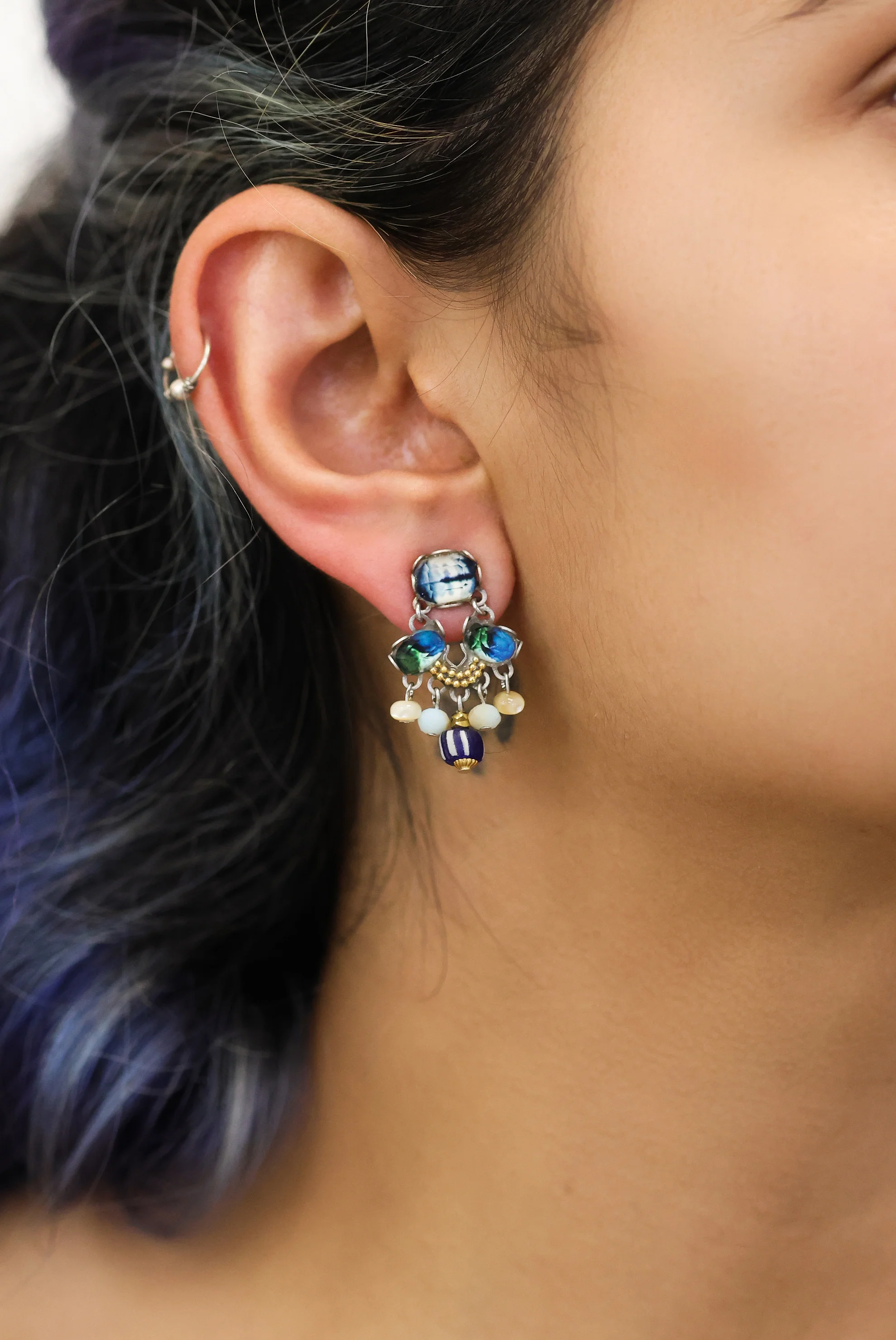Small Earrings Fresh Waters Set, Kari - Image 2