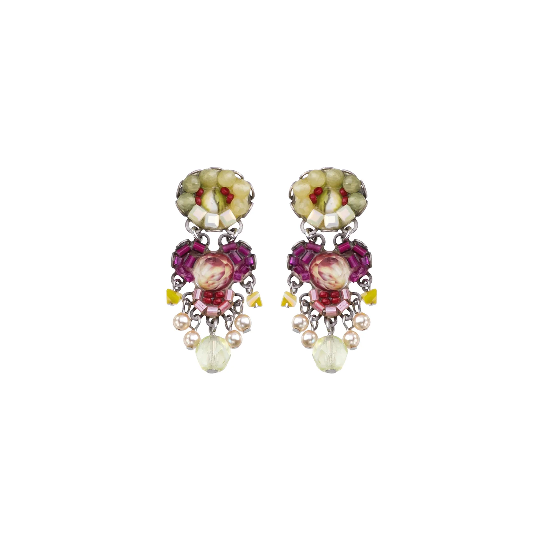 Small  Earrings Lemonade  Set, Gul