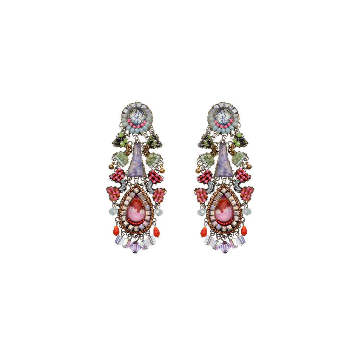 Spring Awakening Set, Elegant  Earrings, Blossom