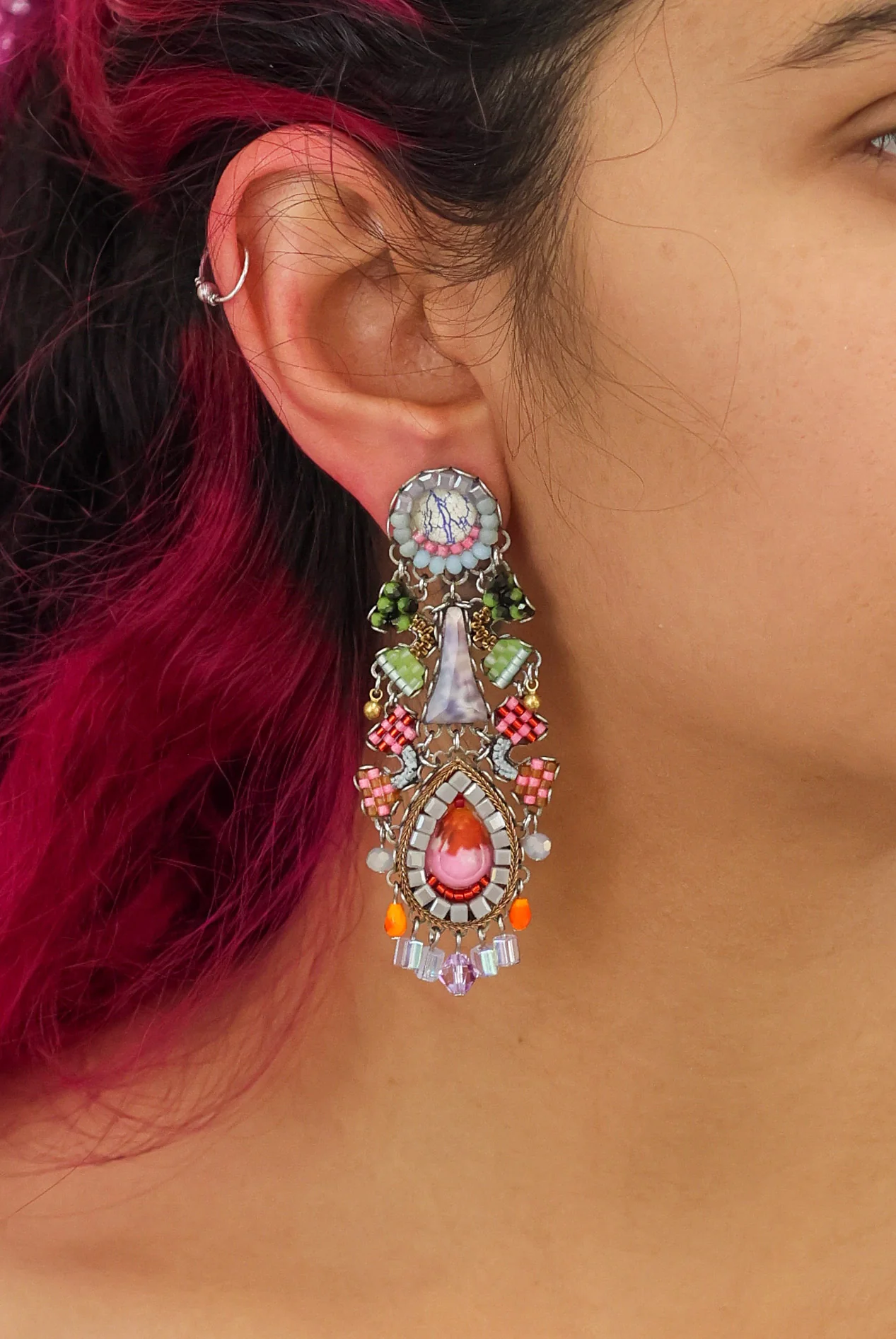 Spring Awakening Set, Elegant  Earrings, Blossom - Image 2