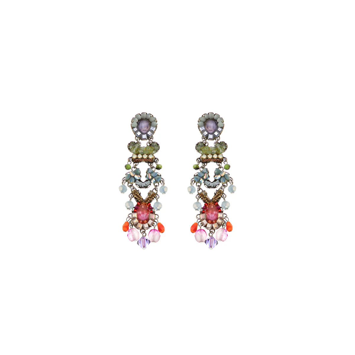Spring Awakening Set, Handmade Earrings, Floral