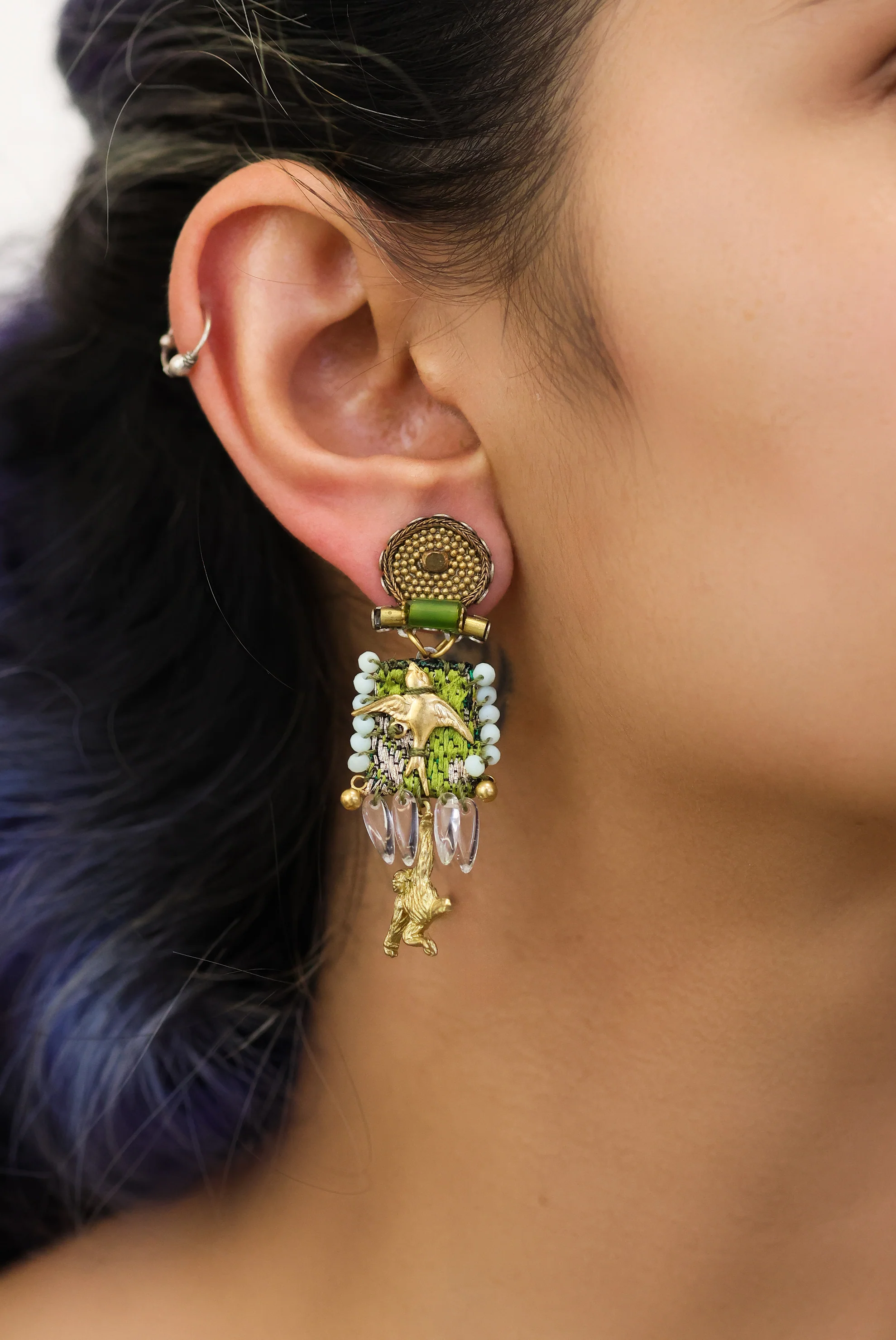 Statement Earrings Utopian Dream Set, Gaia - Image 2