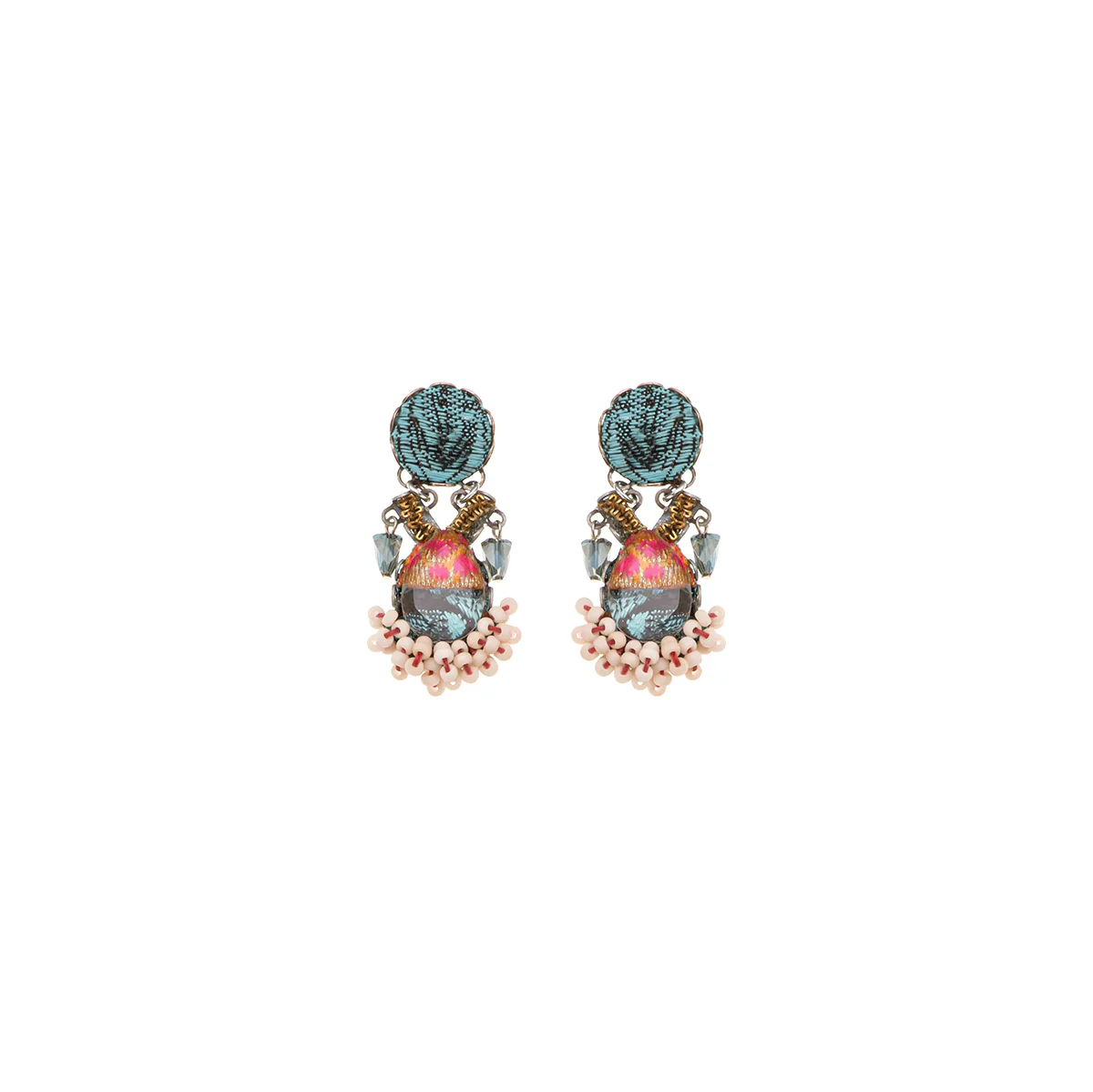 Summer Skies Set, Handmade Earrings, Moonlight