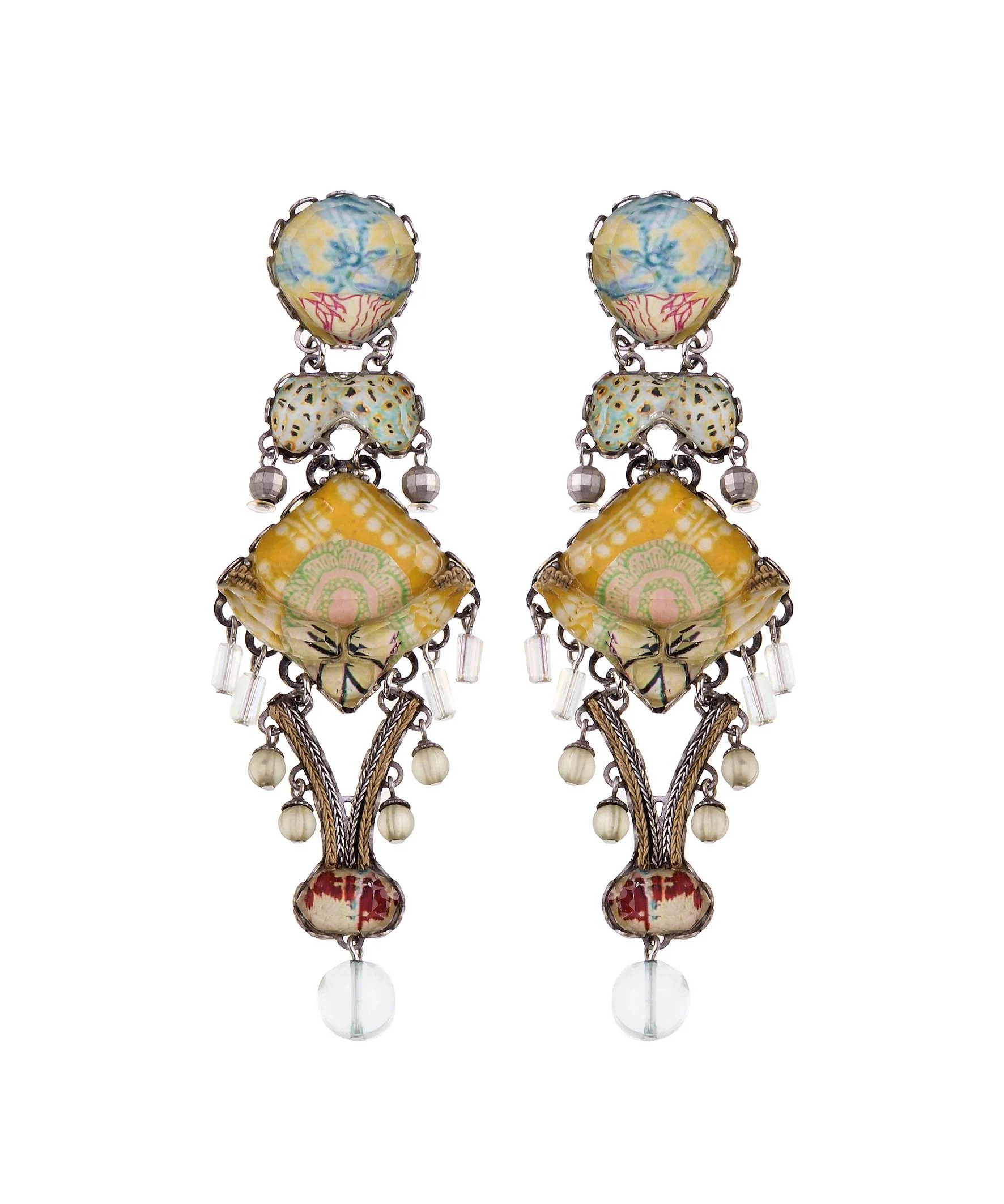 Sunflower, Pyxis Earrings