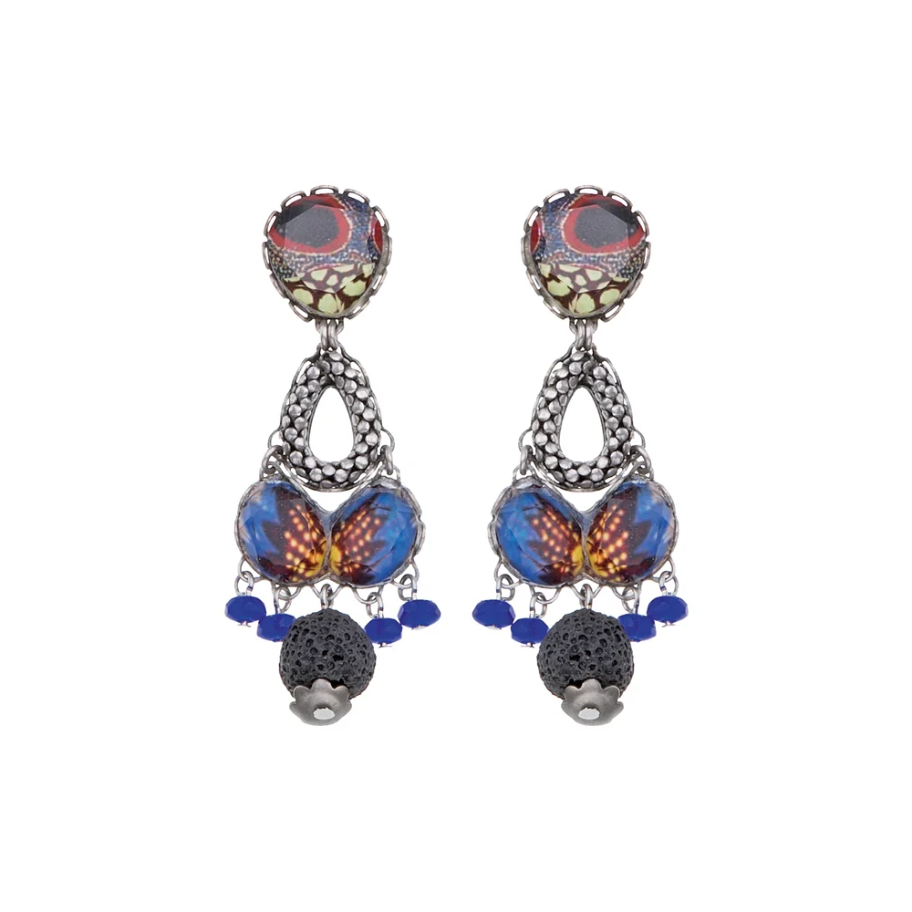Sunset Bliss, Iris Earrings