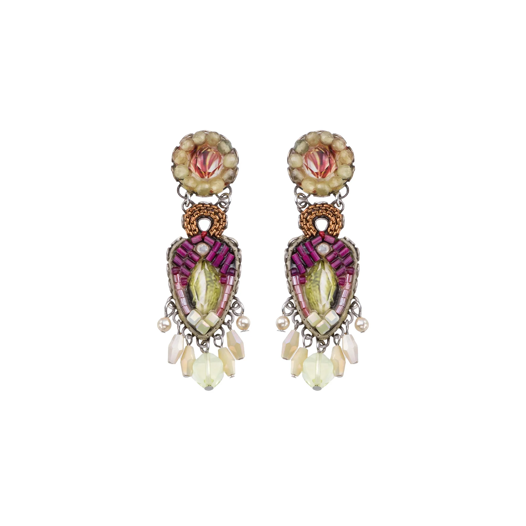 Timeless Earrings Lemonade  Set, Sari