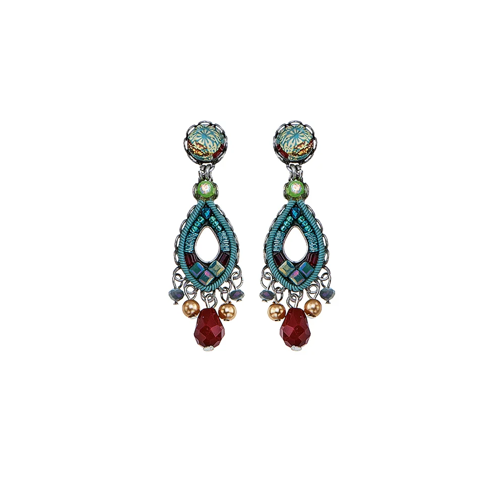 Turquoise Crown, Jani Earrings
