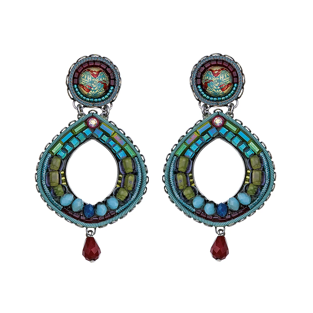 Turquoise Crown, Samantha Earrings