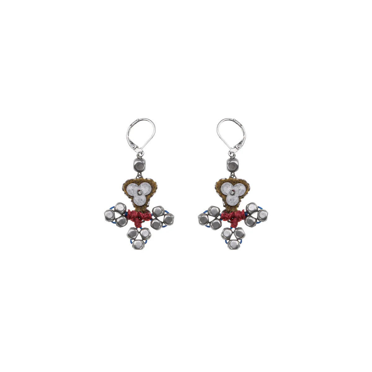 Twinkle Set, Casual Drop Earrings, Argent