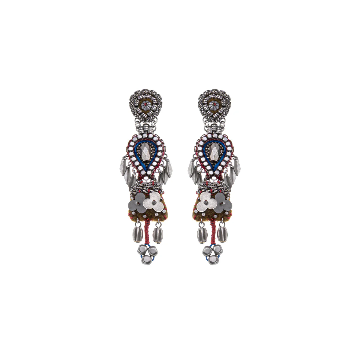 Twinkle Set, Unique Metal Earrings, Glowmetal