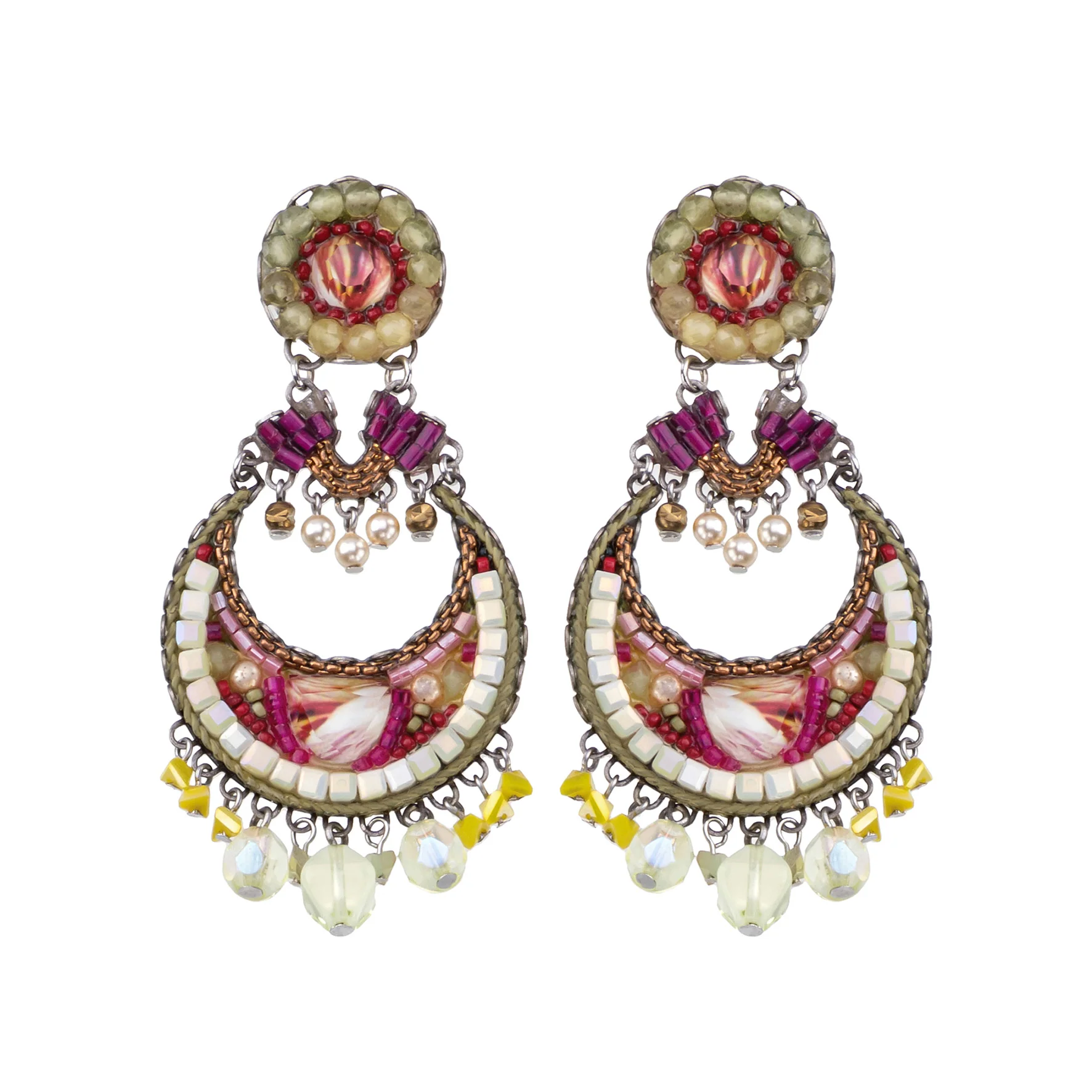 Vibrant Earrings Lemonade  Set, Citronella