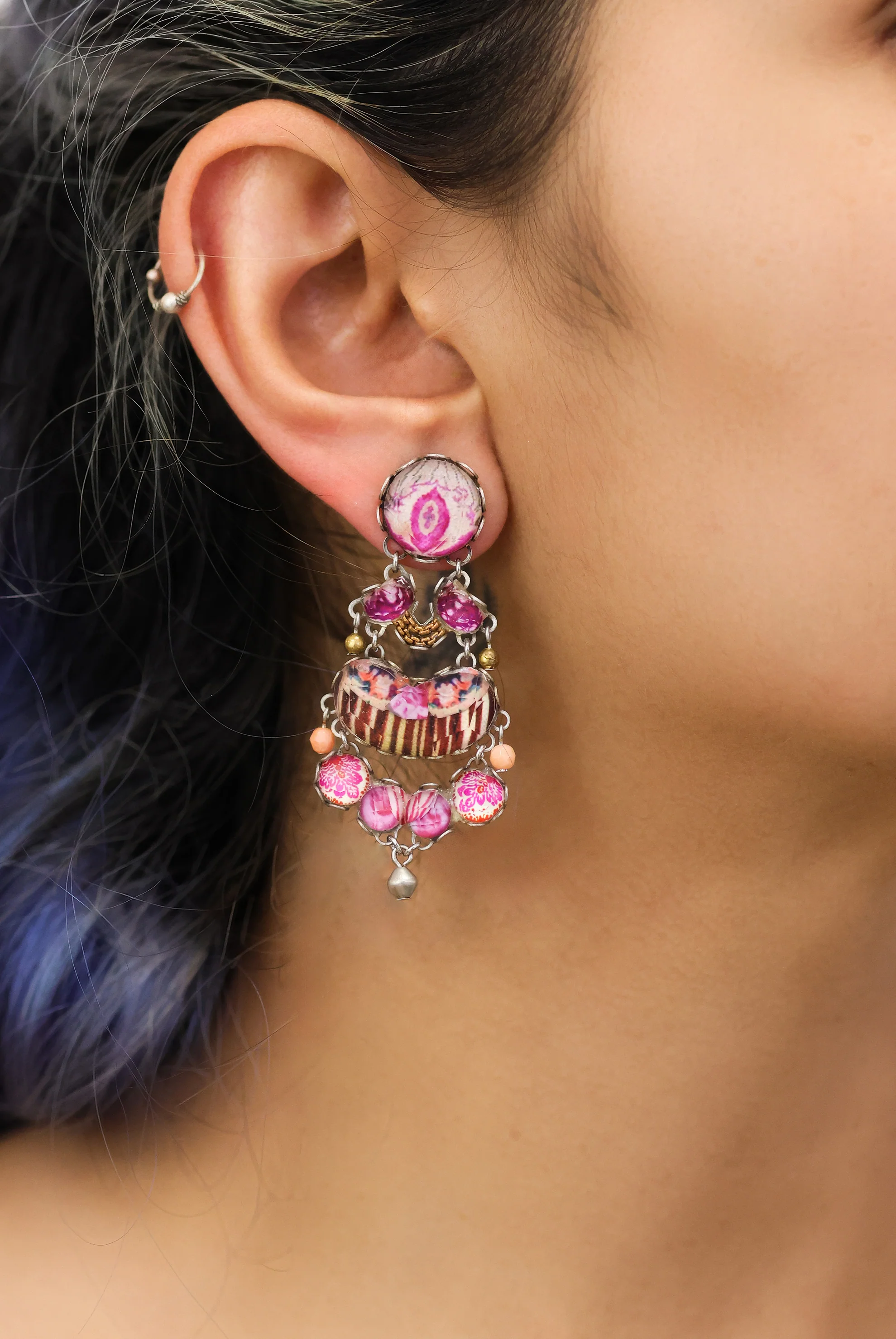 Vibrant Earrings Rose Embrace Set, Jasmin - Image 2