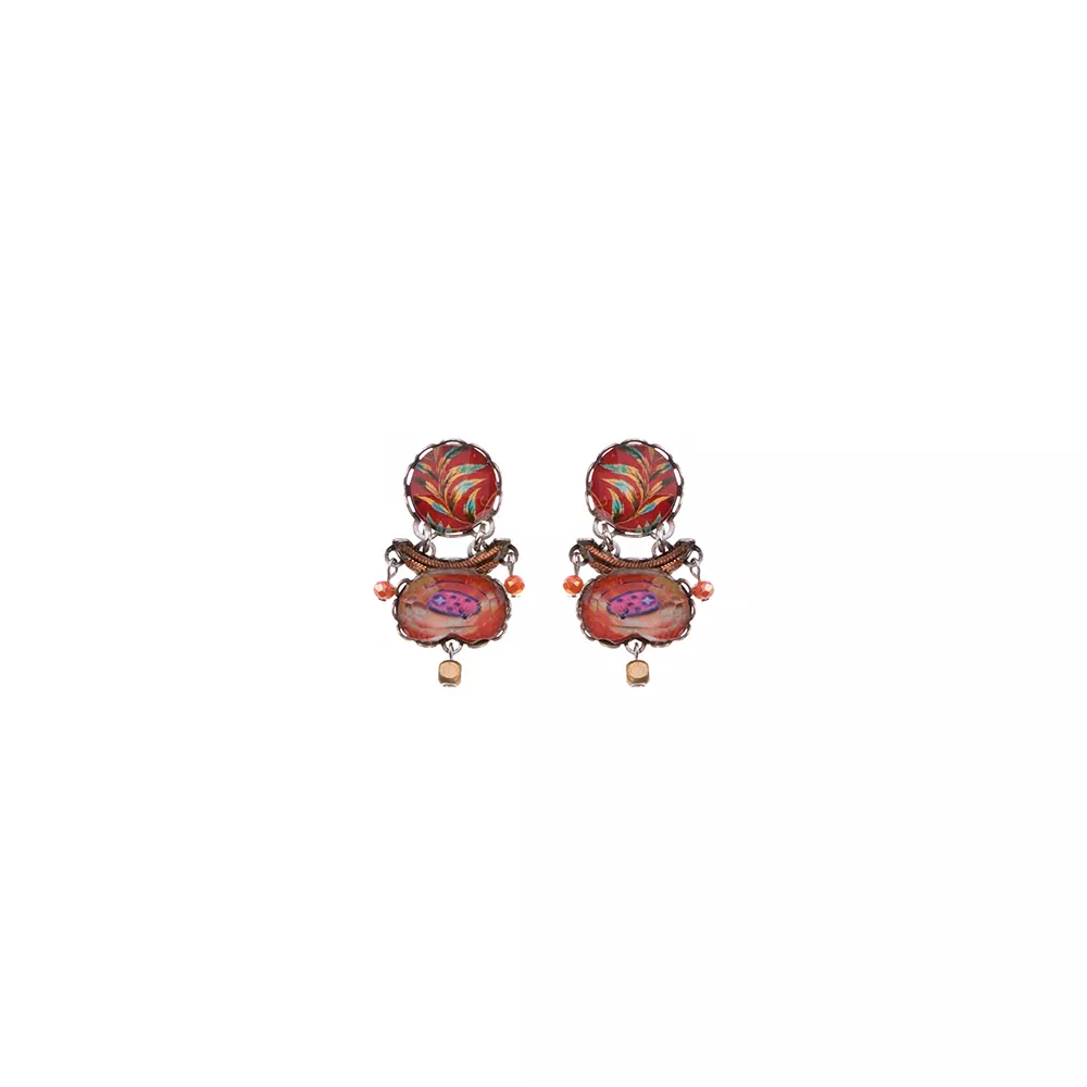 Warm Energy, Petunia Earrings