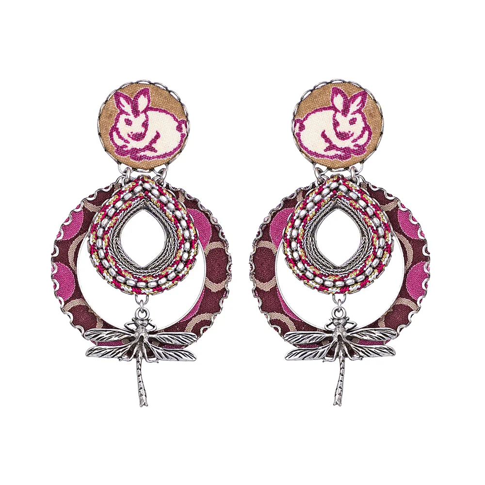 White Rabbit Earrings