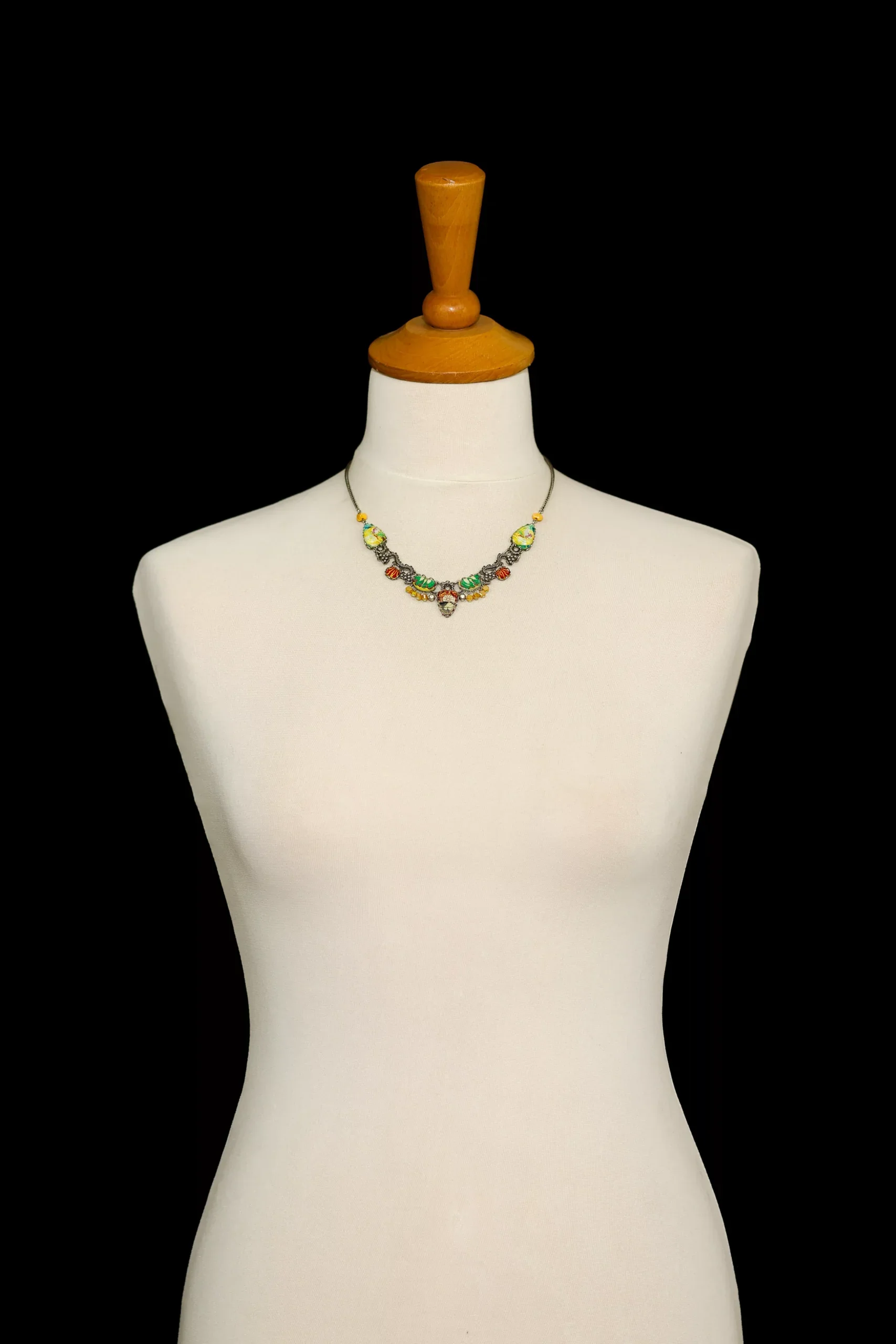 Yellow Casual Necklace Bright Sunset Set, Soleil - Image 2